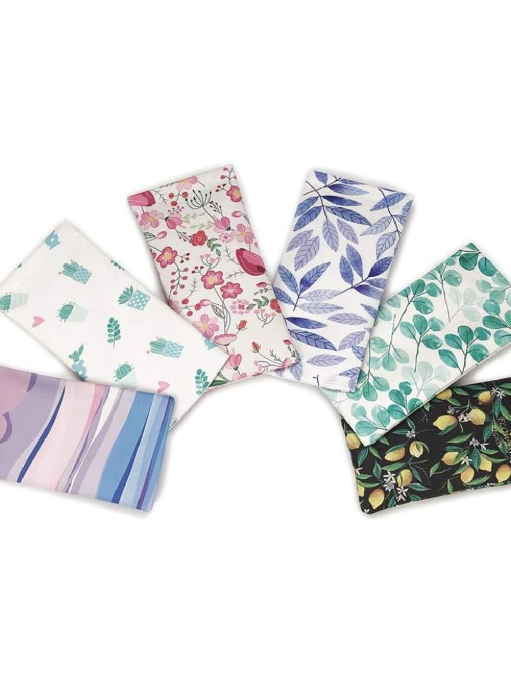 6PCS Eyeglass Pouch, Eyeglasses Cases for Women, Sunglasses Case, Soft Portable